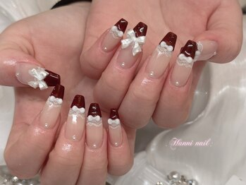 ハニ 池袋(Hanni)の写真/【自爪に優しいパラジェル/フィルイン★】トレンドを抑えた可愛らしいネイルに♪爪が短い・弱い方も◎