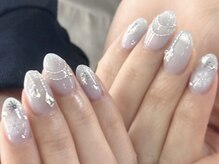 ネイルサロン アビー 新宿東口店(abbie)/雪nail