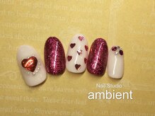 ネイルスタジオ アンビエント 表町店(Nail Studio ambient)/ハートネイル