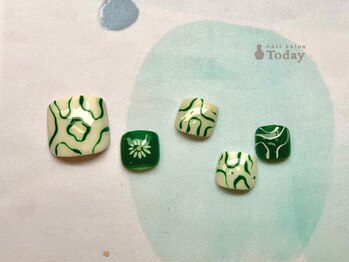 ネイルサロン トゥデイ 心斎橋店(Today)/foot art ¥10500