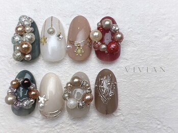 ヴィヴィアン ネイル(Vivian nail)/クリスマスネイル