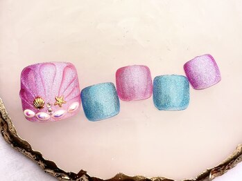 ネイルサロンフォーユー(for u)/貝殻ネイル¥7000