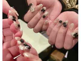 りぼんネイル