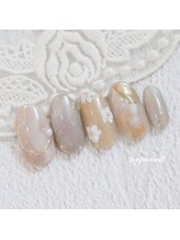 たゆ ネイル(たゆnail)/パラジェルフラワーネイル