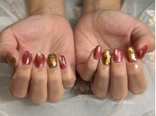 ネイル ミュー(nail myuu)/秋のベッコウデザイン☆