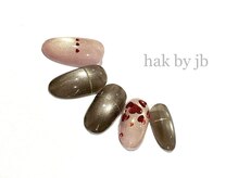 ハク ネイル バイジェービー 稲毛(hak nail byjb)/バレンタイン　9900
