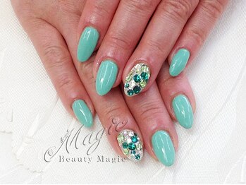 ネイルサロン ビューティーマジック 川口店/ストーン埋め尽くしネイル