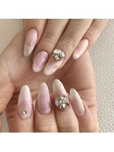 クイーン(Queen)/ワンカラー+パーツネイル