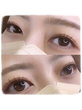 ビーデイ(b-day)/ブラウンカラ-ボリュ-ムフラット