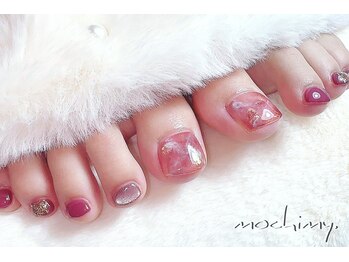 モチミィ(mochimy.)/*秋ニュアンスフットネイル*