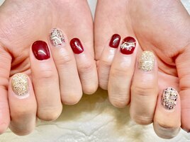 【B11】ツイードネイル