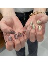 マグネット　ニュアンスネイル