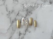 リオッサ オブ ラグーン(RIOSSA of Lagoon)/ミラーフラワーデザインネイル