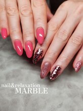 ネイルアンドリラクゼーション マーブル(MARBLE)/持ち込みネイル￥7,700