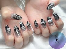 フラッフィーラビットネイル(fluffy rabbit nail)/ゴテゴテフラッシュ地雷系