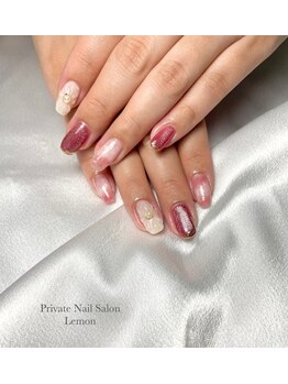 レモン(Lemon)/ぷっくりお花デザイン