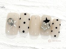 ネイルメゾン 池袋店(NAIL MAISON)/ドットスター¥9500