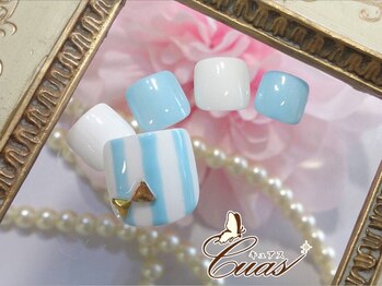 キュアス(Cuas)/フットネイル★ストライプ