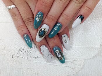 ネイルサロン ビューティーマジック 川口店/ターコイズデザイン