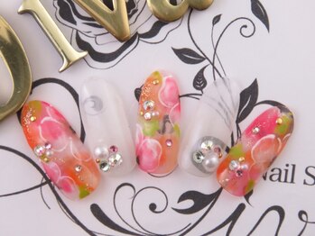ネイルサロン ディーバ ギンザ(Nail salon Diva GINZA)/クリアフラワー