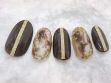 ネイルサロン ウィル 恵比寿(will)/カフェオレ風ネイル