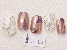 アイネイルズ 渋谷店(I nails)/インクフラワーニュアンス