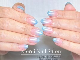 カラグラデーション+オーロラ