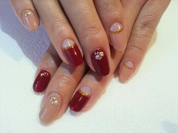 逆フレンチ&ワンカラー☆4700円