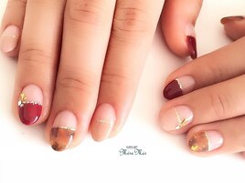 べっ甲　ボルドー　アンティーク