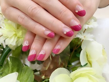 プルミエ ネイル(Premier Nail)/斜めフレンチ☆定額デザイン
