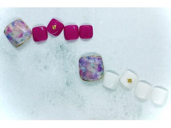 ブリオン 六本松店(Bullion)/フラワーネイル