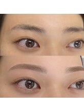 アイブロウサロン ミラ 吉祥寺(Eyebrowsalon Mira)/オリーブカラー/担当yuka