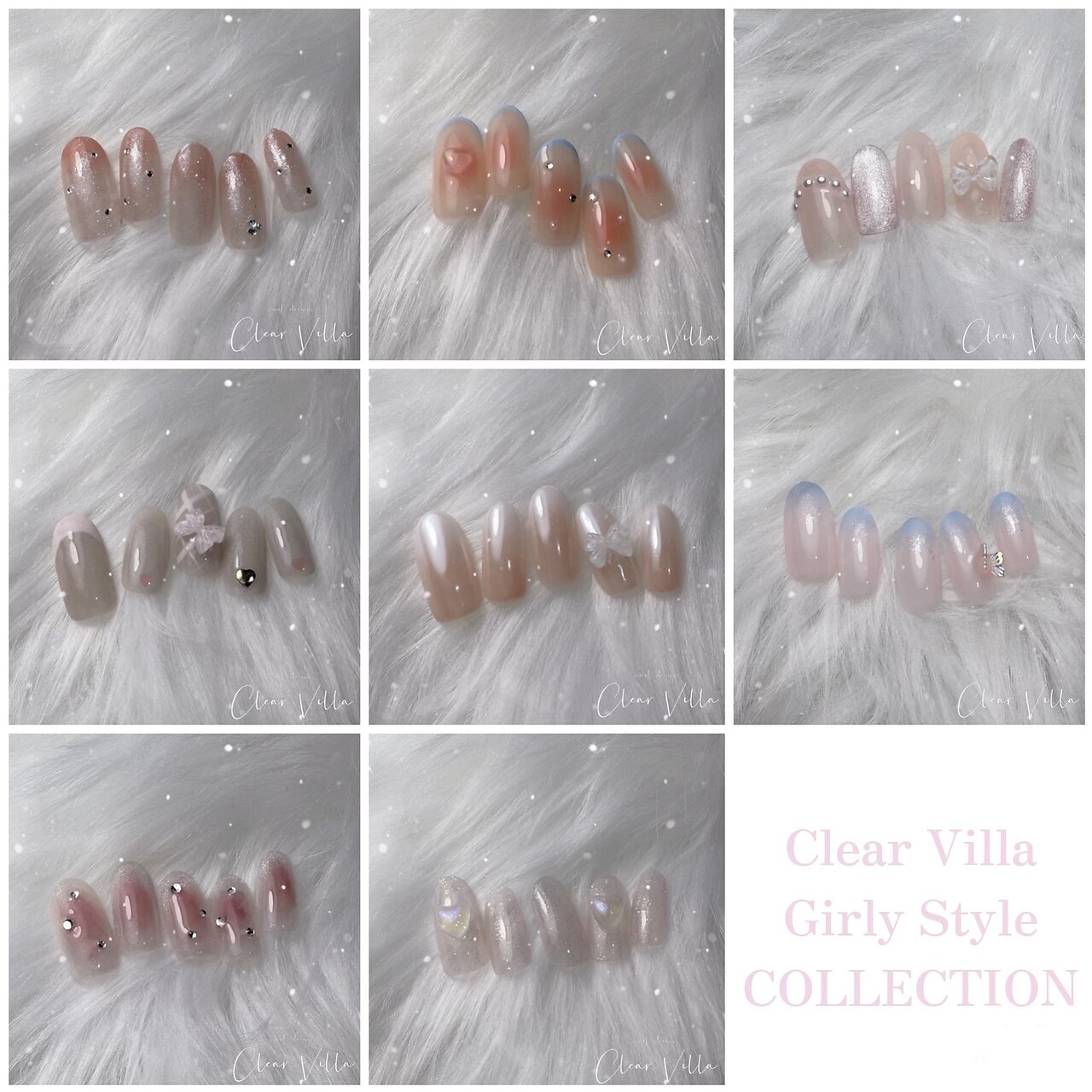 韓国ネイル☆ワンホンネイル『Girly-collection』\7990〜\11990