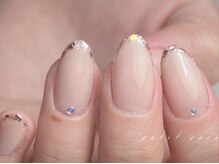 ジヅメイクセイ フィルイン センモンテン プティロコ(- Petit.roco)/自爪育成ラメフレンチ