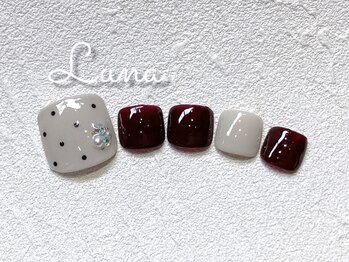 ネイルアンドまつ毛エクステ ルーナ イオンモール東久留米店/フット定額8900円