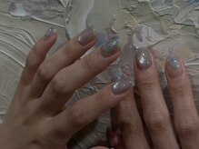 サトリネイルルーム(Satoril..nail room)/くすみブルー / お持ち込み