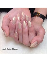 ネイルサロン クラッシー(Classy)/オーロラヴェールネイル