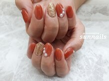 サンネイルズ(sun nails)/2本アート