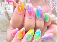 ネイルズガッシュ 大森駅前店(NAILs GUSH)/持ち込み/ニュアンス/夏ネイル