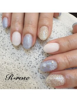 アールローズ(R-rose)/冬ネイル