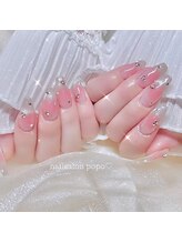 ポポ 横浜(popo)/チークネイル/マグネットネイル
