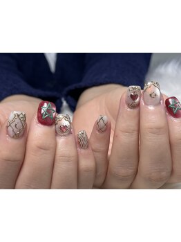 手描きアートが得意なサロン