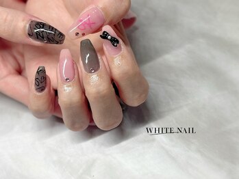 ホワイトネイル(WHITE NAIL)/イベントネイル/持ち込み