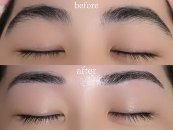 アイモア 一宮店(eye mor.)/メンズアイブロウBeforeAfter◎