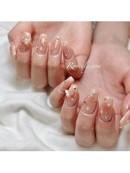 ルブリー(roovely)/ワンホン チークネイル