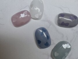 ハートホロネイル