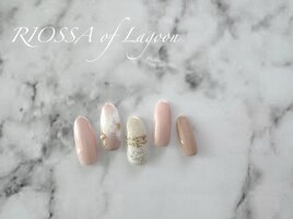 ガーリーフラワーネイル