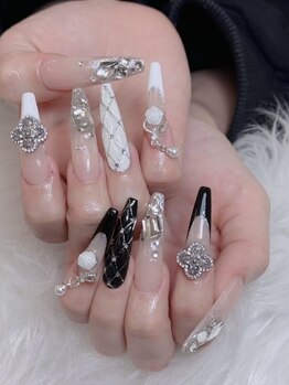 ハッピー ネイル(HAPPY NAIL)の写真/長さだし×つけ放題が人気♪【最旬ネイル】本格ワンホン/韓国ネイル/うる艶/透け感カラーなどお任せ下さい!