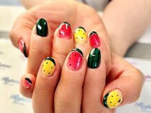 リジュベ(Rejuve)/夏のスイカネイル☆