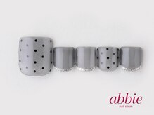 ネイルサロン アビー グランデュオ蒲田店(abbie)/シースルードット　￥10208